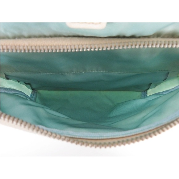 Prada Light Blue and Cream Backpack - Picture 8 of 14